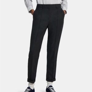 00 Theory Pleated Wool Flannel Pant